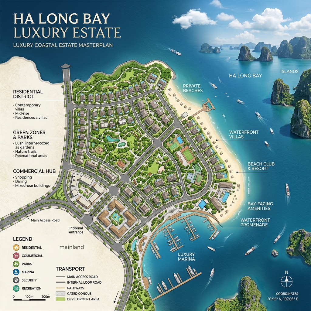 Vị trí Vinhomes Hạ Long Xanh